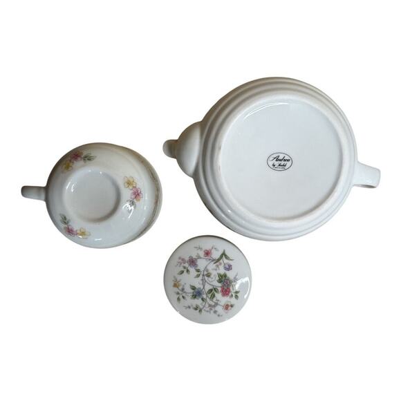 Vintage Andrea by Sadek 3-Piece Floral Teapot & Cup Set - Picture 5 of 6